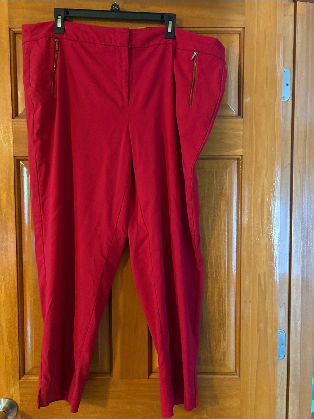 Lane Bryant Red Straight Leg Pants